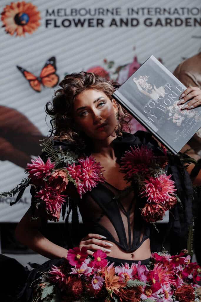 Flowers by Julia Rose - book cover - colour my world